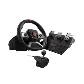 Volante Pcyes W270 com Force Feedback 3.2Nm, Pedal Triplo e Câmbio, Xbox e PS4 DF - 583141