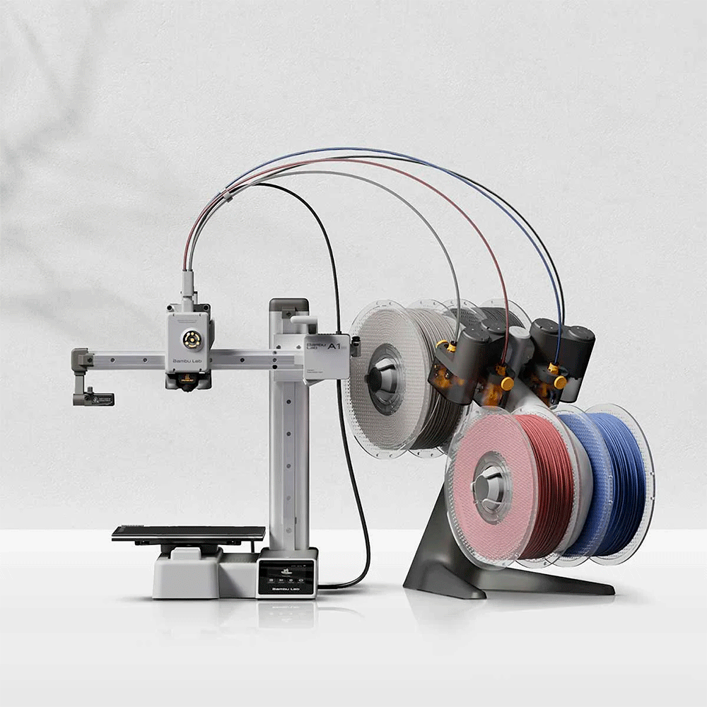 Impressora 3D Bambu Lab A1 Mini + AMS Lite, Velocidade 500 mm/s