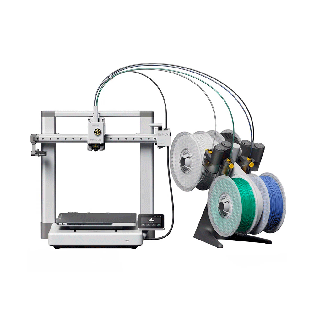 Impressora 3D Bambu Lab A1 Combo, Com AMS Lite, Velocidade 500 mm