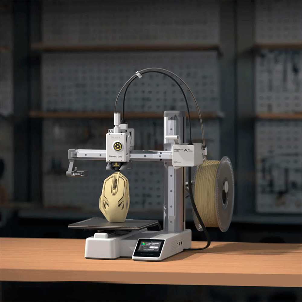 Impressora 3D Bambu Lab A1 Mini, Velocidade 500 mm/s, Tela IPS