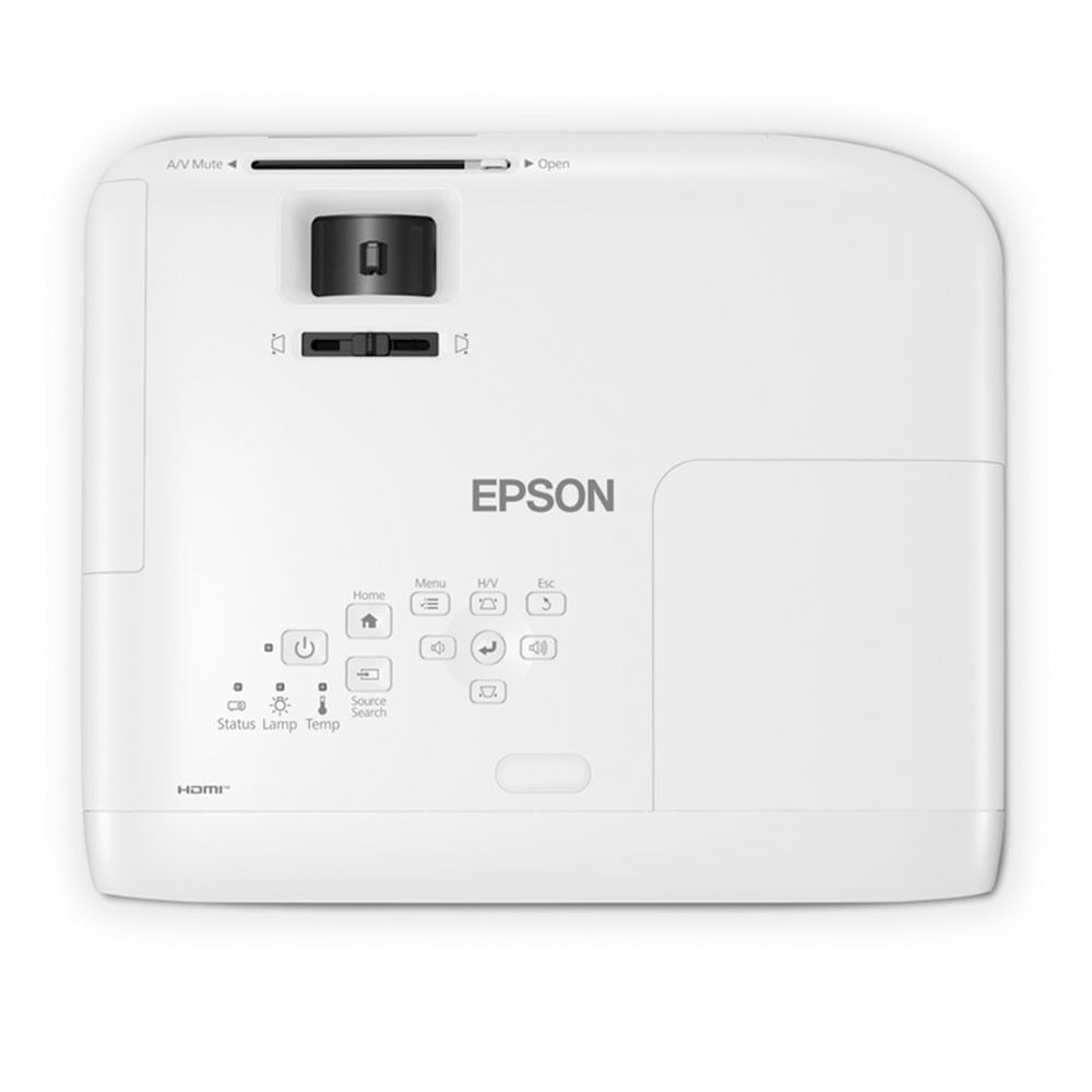 Projetor Epson PowerLite E24 3.600 Lúmens, XGA, HDMI | Branco