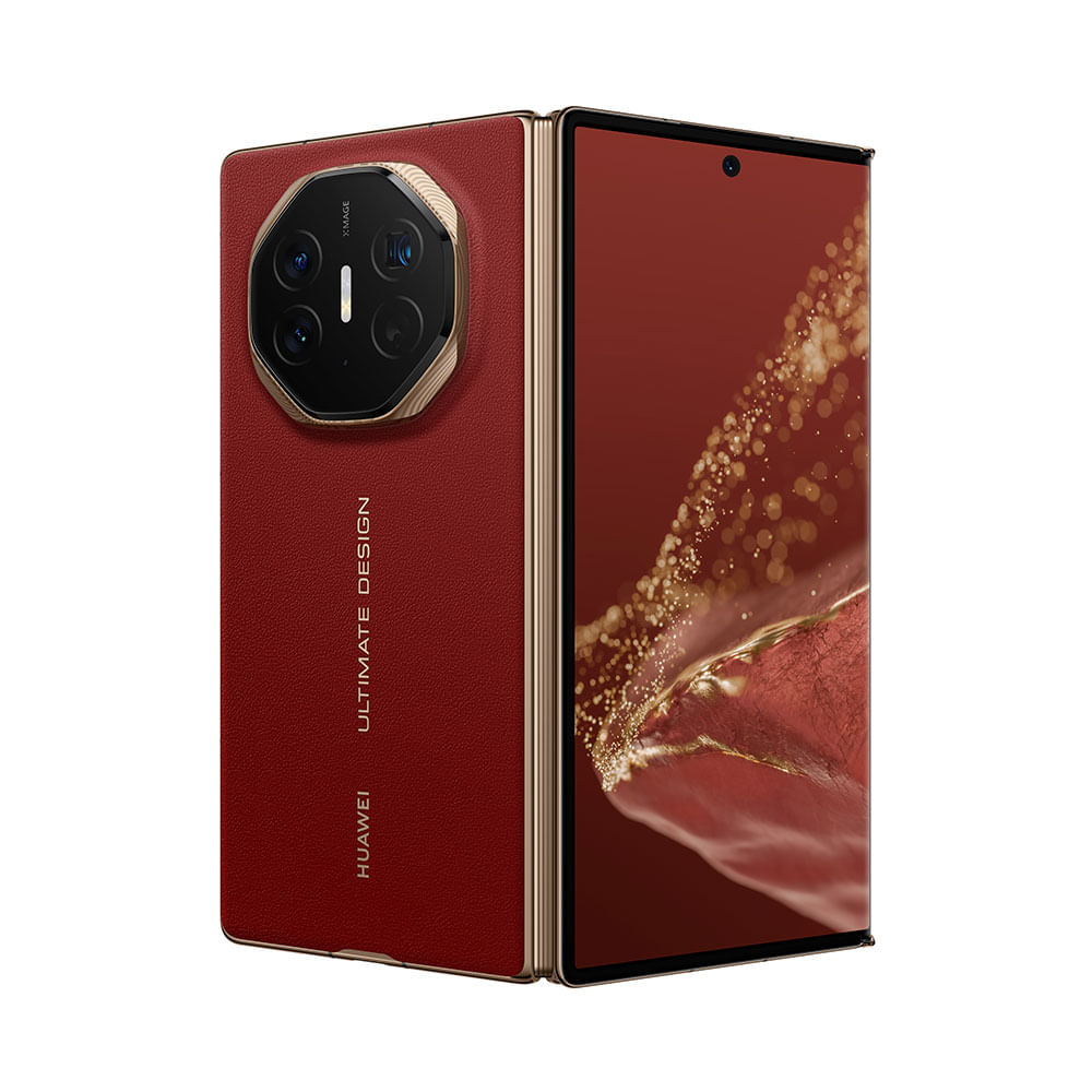 HUAWEI Mate XT レッド Smartphone Huawei 1TB, Tela OLED Dobrável, Memória Ram 16GB, OLED