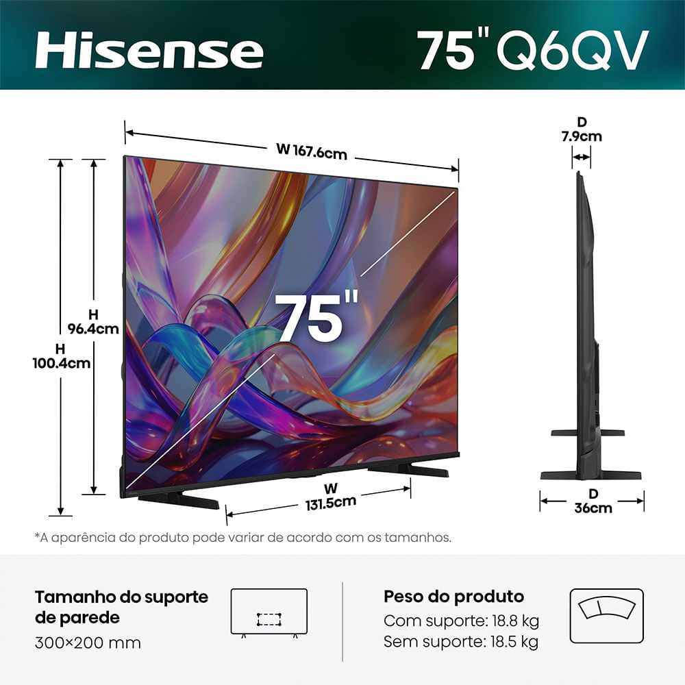 Smart TV Hisense 75